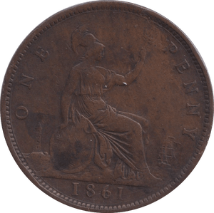 1861 PENNY ( GF ) - PENNY - Cambridgeshire Coins