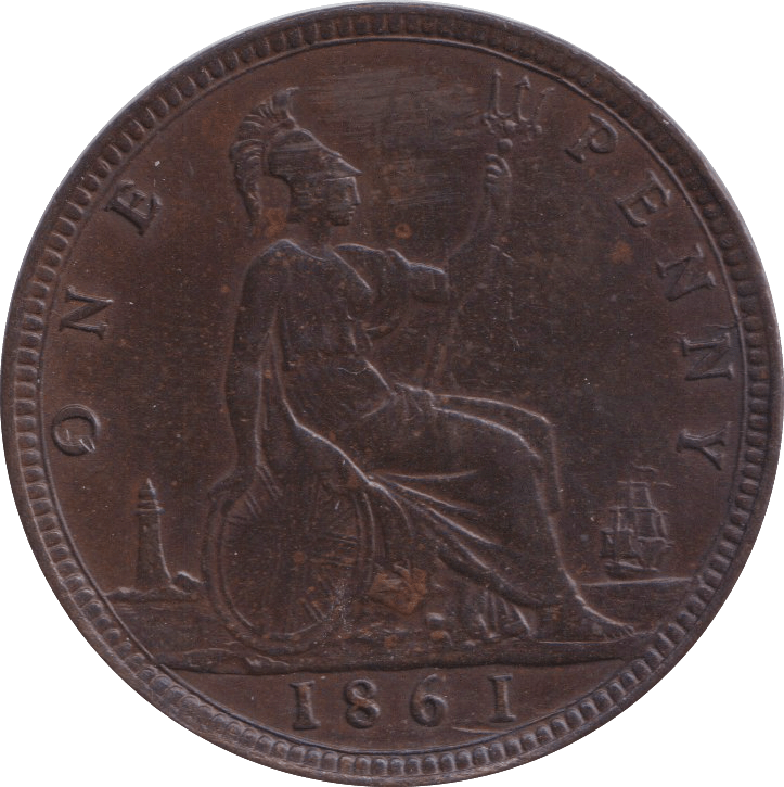 1861 PENNY ( GVF ) - PENNY - Cambridgeshire Coins