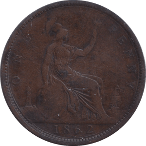 1861 PENNY ( NF ) - PENNY - Cambridgeshire Coins