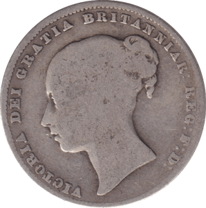 1861 SHILLING ( FINE ) - Shilling - Cambridgeshire Coins