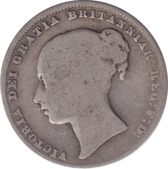 1861 SHILLING ( FINE ) - Shilling - Cambridgeshire Coins