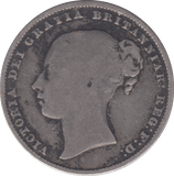 1861 SHILLING ( FINE ) - SHILLING - Cambridgeshire Coins