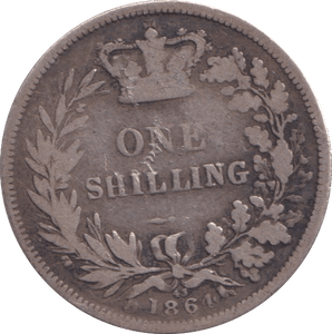 1861 SHILLING ( GF ) - Shilling - Cambridgeshire Coins