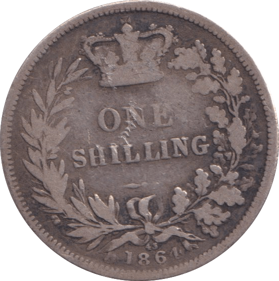 1861 SHILLING ( GF ) - Shilling - Cambridgeshire Coins