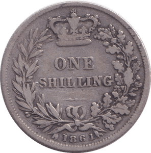 1861 SHILLING ( GF ) - SHILLING - Cambridgeshire Coins
