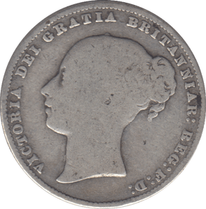 1861 SHILLING ( NF ) - SHILLING - Cambridgeshire Coins