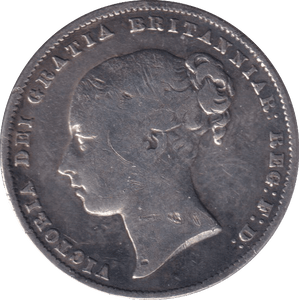 1861 SHILLING ( VF ) - SHILLING - Cambridgeshire Coins