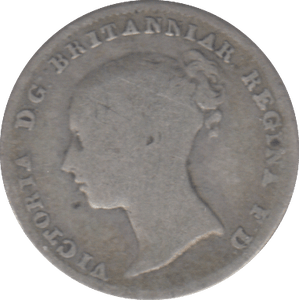 1861 THREEPENCE ( FINE ) - THREEPENCE - Cambridgeshire Coins