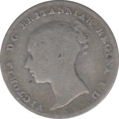 1861 THREEPENCE ( FINE ) - THREEPENCE - Cambridgeshire Coins