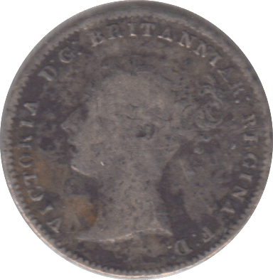 1861 THREEPENCE ( FINE ) - THREEPENCE - Cambridgeshire Coins