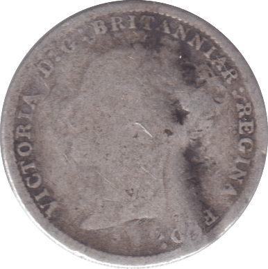 1861 THREEPENCE ( NF ) - THREEPENCE - Cambridgeshire Coins