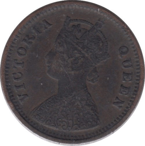 1862 1/2 PICE BRITISH INDIA - WORLD COINS - Cambridgeshire Coins