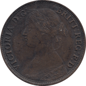 1862 FARTHING ( AUNC ) - FARTHING - Cambridgeshire Coins