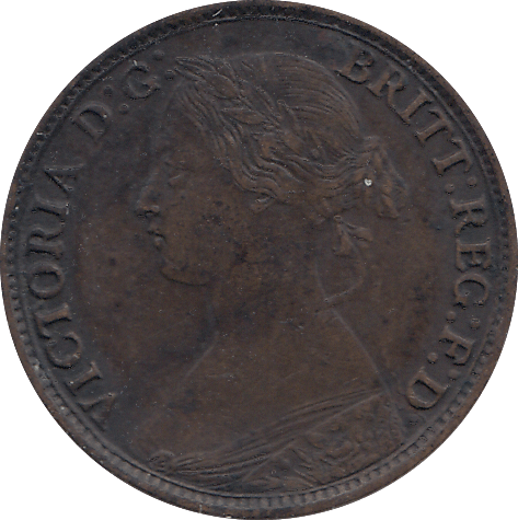 1862 FARTHING ( AUNC ) - FARTHING - Cambridgeshire Coins