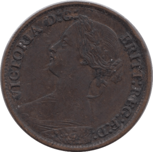 1862 FARTHING ( EF ) - Farthing - Cambridgeshire Coins