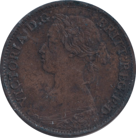 1862 FARTHING ( GVF ) - FARTHING - Cambridgeshire Coins