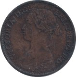 1862 FARTHING ( GVF ) - FARTHING - Cambridgeshire Coins