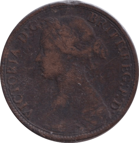 1862 FARTHING ( GVF ) - FARTHING - Cambridgeshire Coins
