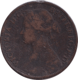 1862 FARTHING ( GVF ) - FARTHING - Cambridgeshire Coins