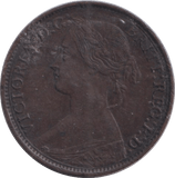 1862 FARTHING ( GVF ) - FARTHING - Cambridgeshire Coins