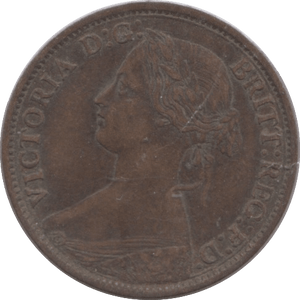 1862 FARTHING ( VF ) - Farthing - Cambridgeshire Coins