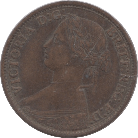 1862 FARTHING ( VF ) - Farthing - Cambridgeshire Coins