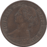 1862 FARTHING ( VF ) - Farthing - Cambridgeshire Coins