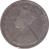 1862 FLORIN ( GF ) - FLORIN - Cambridgeshire Coins