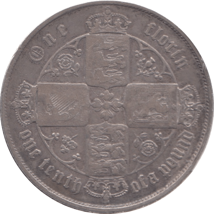 1862 FLORIN ( GF ) - FLORIN - Cambridgeshire Coins