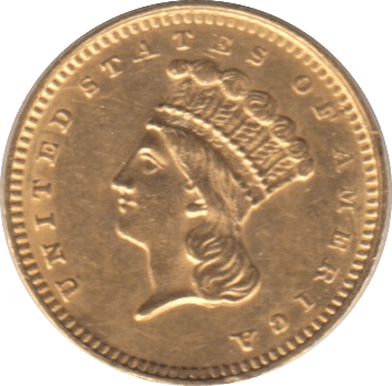 1862 GOLD ONE DOLLAR USA - Gold World Coins - Cambridgeshire Coins