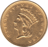 1862 GOLD ONE DOLLAR USA - Gold World Coins - Cambridgeshire Coins
