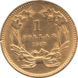 1862 GOLD ONE DOLLAR USA - Gold World Coins - Cambridgeshire Coins