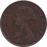 1862 HALF PENNY ( GVF ) - HALFPENNY - Cambridgeshire Coins