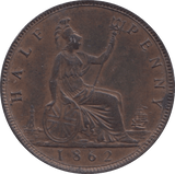 1862 HALFPENNY ( EF ) - Halfpenny - Cambridgeshire Coins