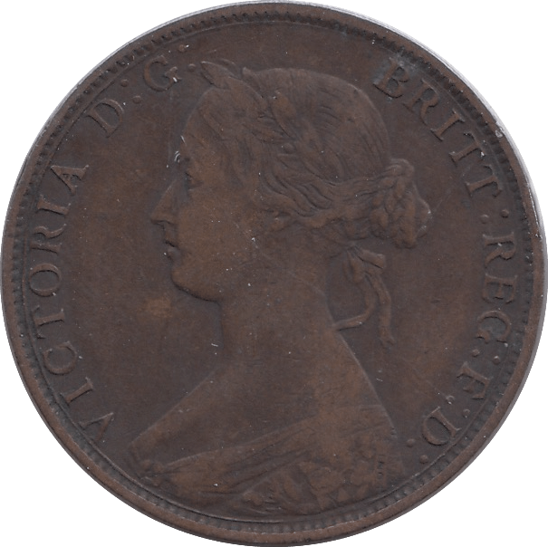 1862 HALFPENNY ( FINE ) - HALFPENNY - Cambridgeshire Coins
