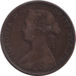 1862 HALFPENNY ( FINE ) - HALFPENNY - Cambridgeshire Coins