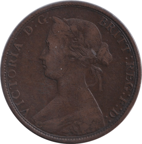 1862 HALFPENNY ( FINE ) - HALFPENNY - Cambridgeshire Coins