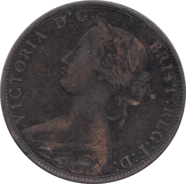1862 HALFPENNY ( FINE ) - Halfpenny - Cambridgeshire Coins