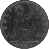 1862 HALFPENNY (FINE) - HALFPENNY - Cambridgeshire Coins