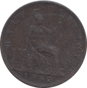 1862 HALFPENNY ( GF ) - HALFPENNY - Cambridgeshire Coins