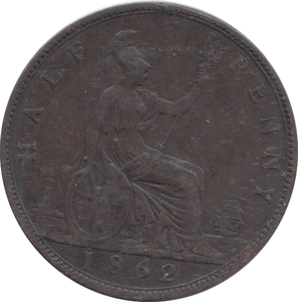 1862 HALFPENNY ( GF ) - HALFPENNY - Cambridgeshire Coins