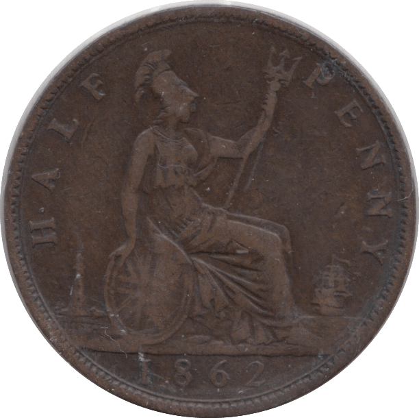 1862 HALFPENNY ( GF ) - HALFPENNY - Cambridgeshire Coins