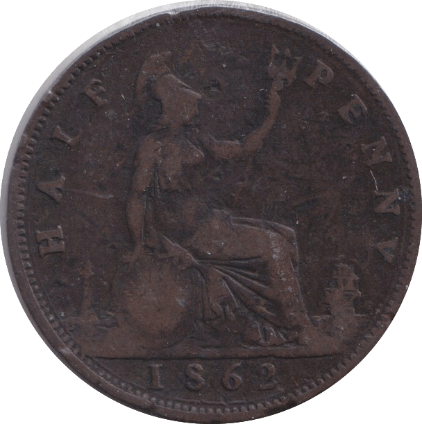 1862 HALFPENNY ( NF ) - HALFPENNY - Cambridgeshire Coins