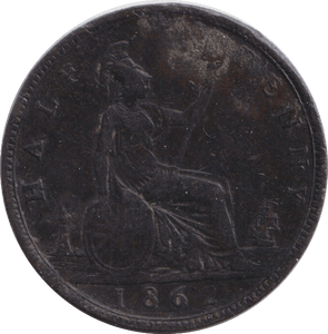 1862 HALFPENNY ( VF ) - HALFPENNY - Cambridgeshire Coins