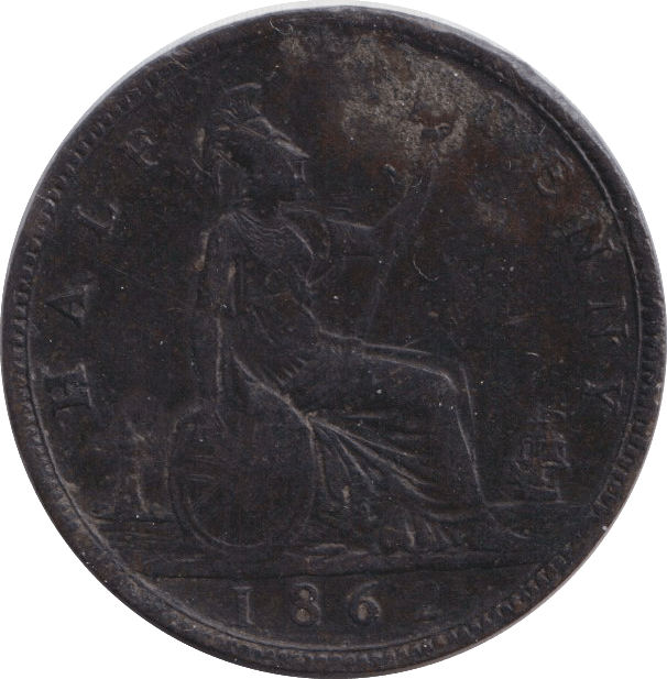 1862 HALFPENNY ( VF ) - HALFPENNY - Cambridgeshire Coins