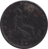 1862 HALFPENNY ( VF ) - HALFPENNY - Cambridgeshire Coins