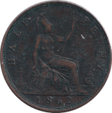 1862 HALFPENNY ( VF ) - HALFPENNY - Cambridgeshire Coins