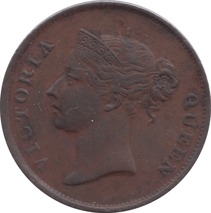 1862 ONE CENT EAST INDIA COMPANY - WORLD COINS - Cambridgeshire Coins