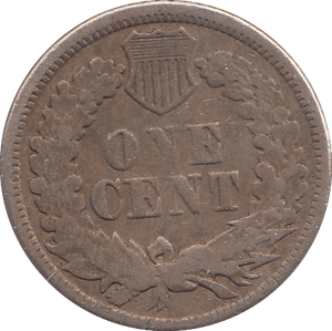 1862 ONE CENT USA - WORLD COINS - Cambridgeshire Coins