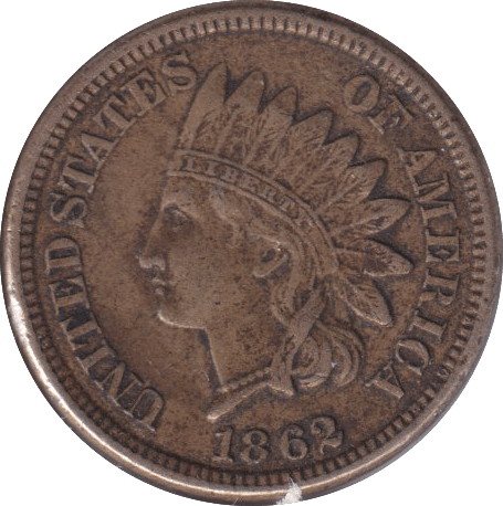 1862 ONE CENT - WORLD COINS - Cambridgeshire Coins
